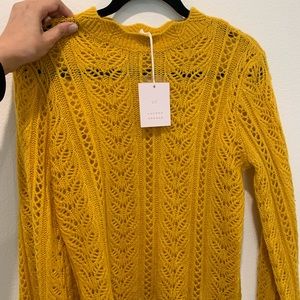 LC Lauren Conrad Mustard Yellow Sweater